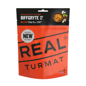 real turmat, frysetørret mat, tørrmat, vakuumpakket, beredskapsmat, egenberedskap, beredskap,