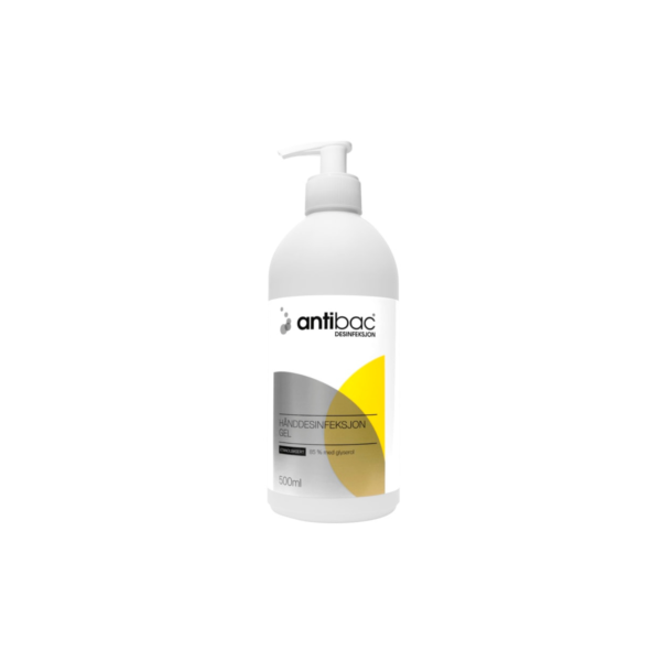 Hånddesinfeksjon 85% Gel 500ml Antibac