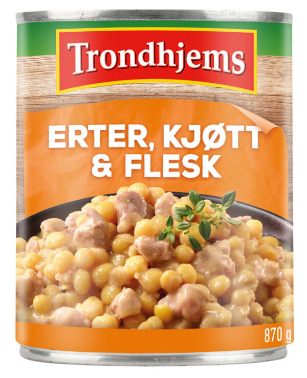 Erter, Kjøtt & flesk 800g Trondhjems - Bilde 3